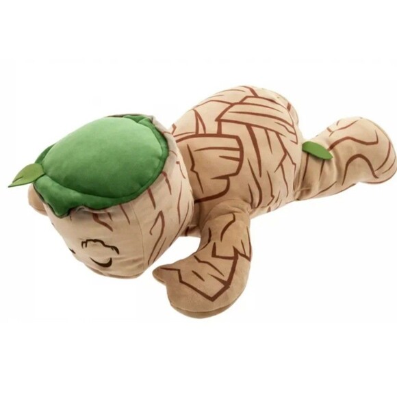 Giant Large 24" pillow Sleeping Groot Cuddleez stuffed Plush Disney Marvel toy - Picture 3 of 9